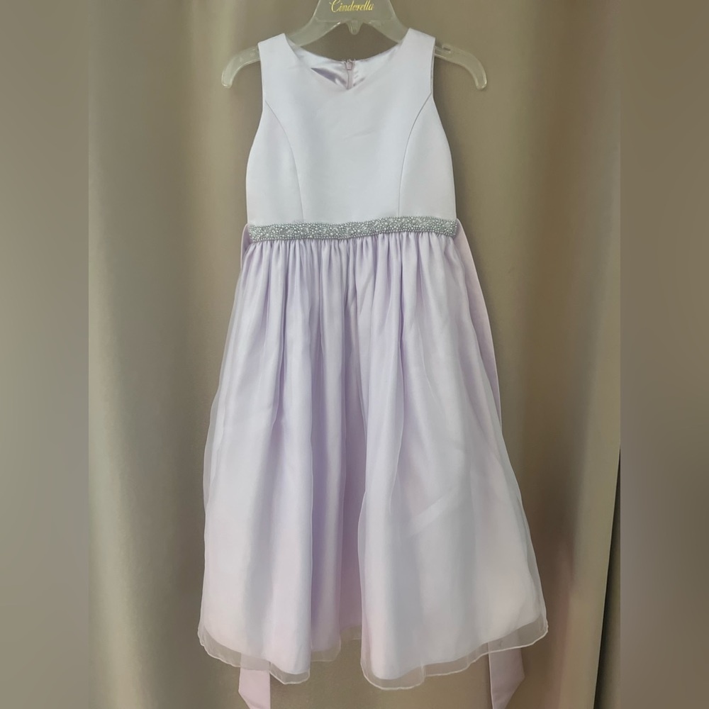 COPY - Cinderella lavender flower girl dress. Size 7